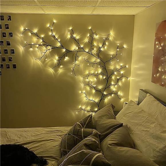 Enchanted Willow Vine, Christmas Decorations Flexible DIY Vines with Lights - Picture 6 of 6